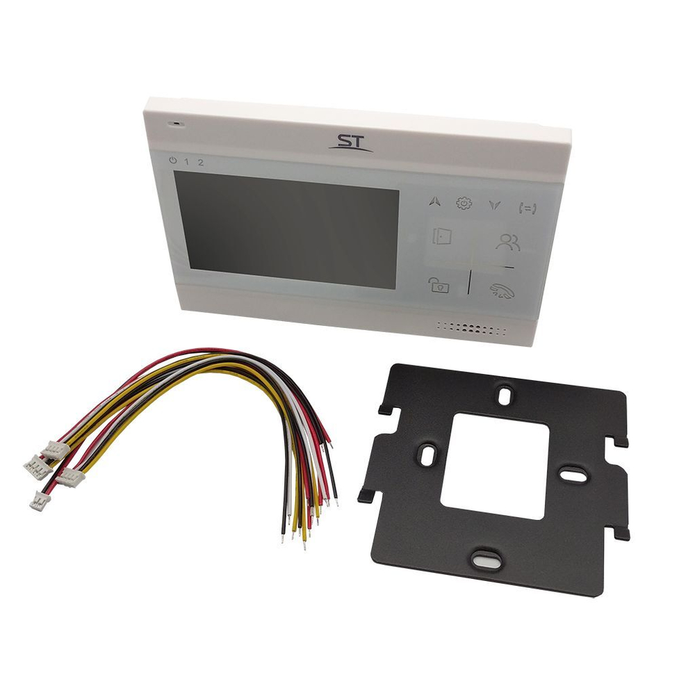 Домофон ST-M102/4 (S) БЕЛЫЙ (версия 2) До 2х вызывных панелей, до 4х мониторов,до 2х видеокамер