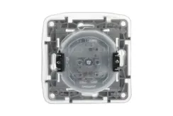 Выключатель Legrand Etika 1-клавишный IP44 проходной слоновая кость 30185