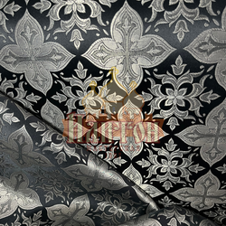 Парча "Вера" чёрная