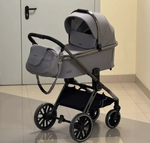 Детская коляска Luxmom 777 2в1 серая