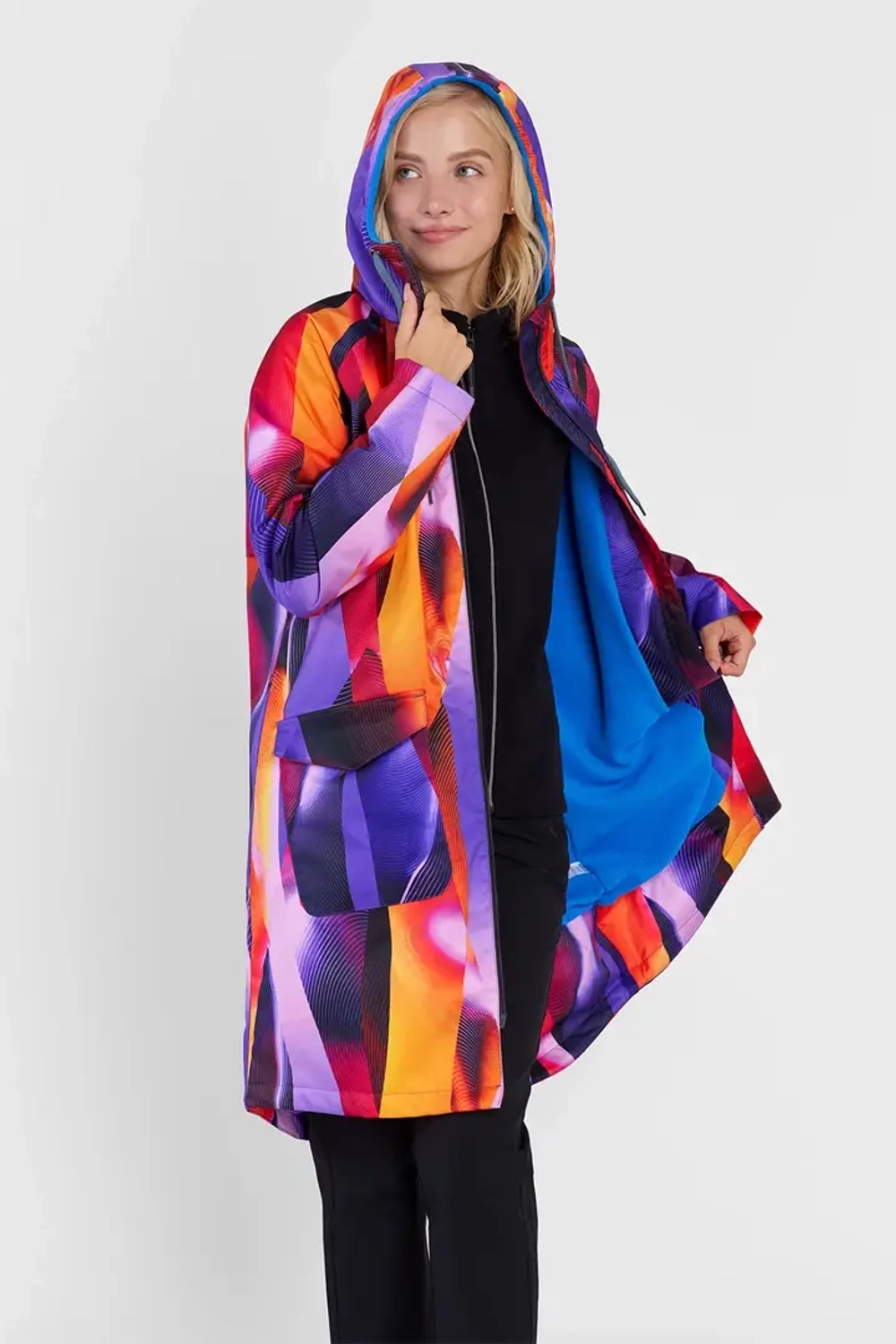 ПЛАЩ STAYER НА ФЛИСЕ ЖЕНСКИЙ 24-41734