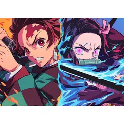 Постер Tanjirou x Nezuko - Demon Slayer