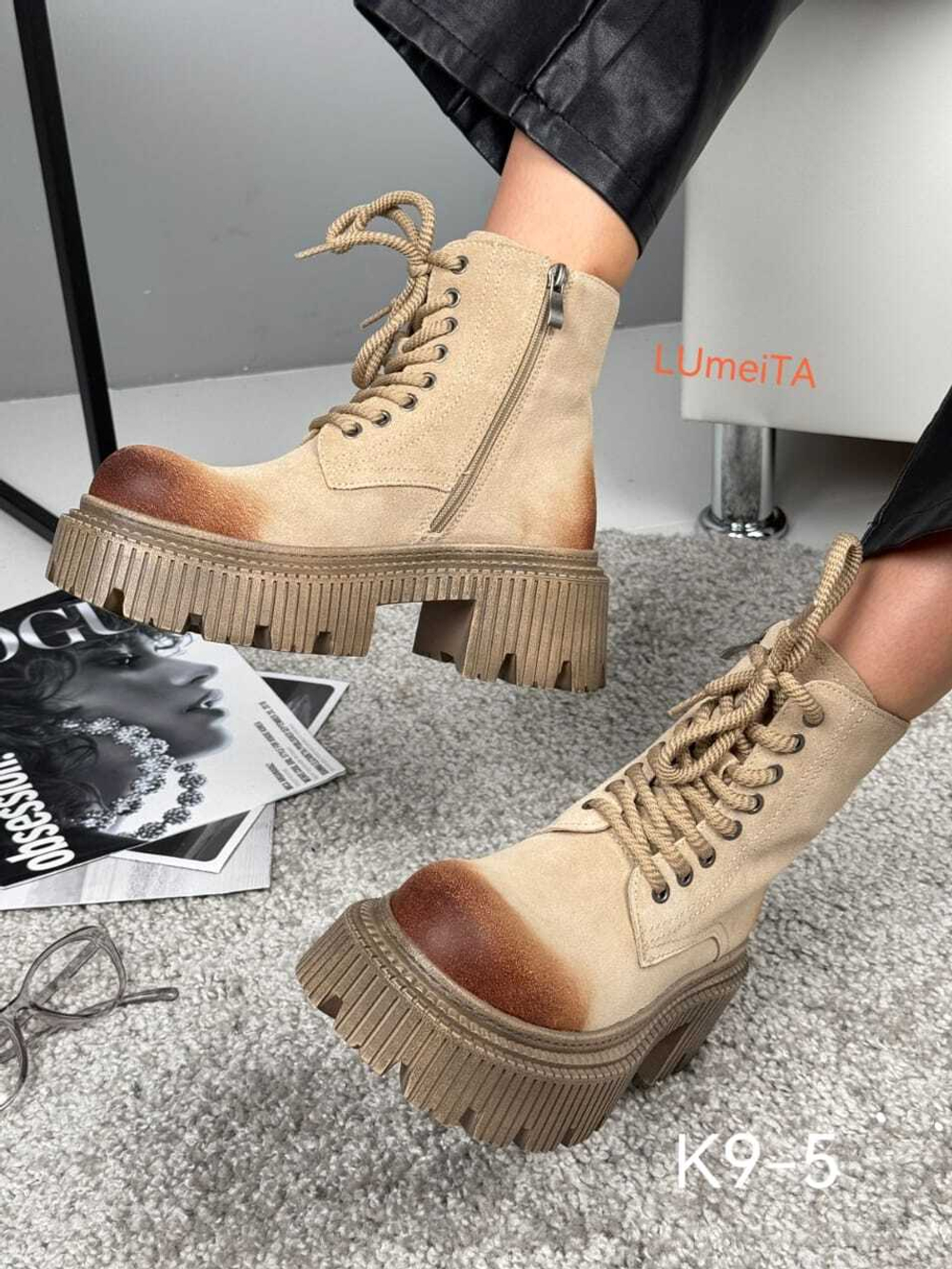 Ботинки нат. кожа по 6 пар (36-40)р./ 9-5