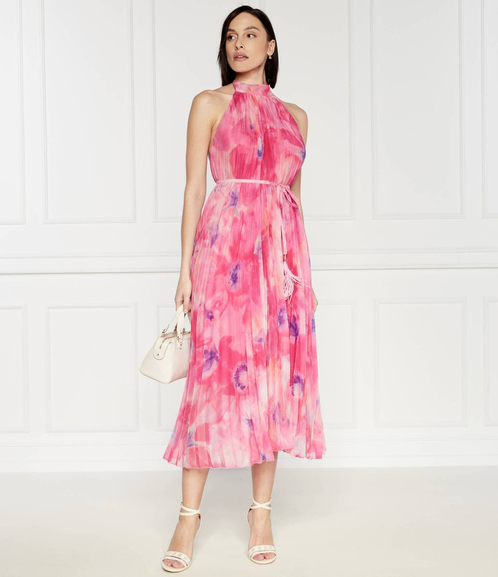 Платье с ремешком Liu Jo - розовый(CA4435 TS063)