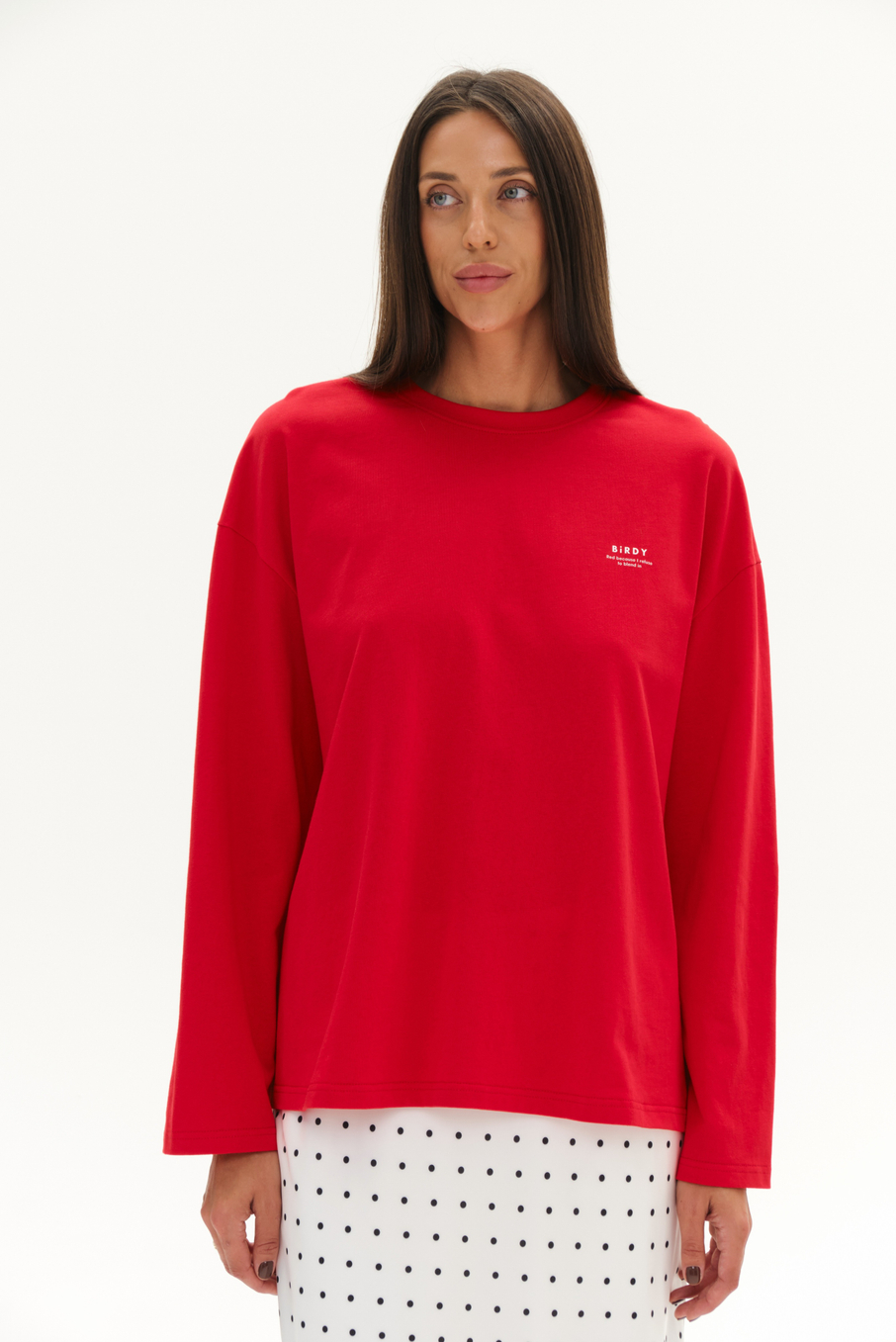 Лонг RED BECAUSE | Красный