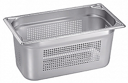 Гастроёмкость GN 1/3*100мм (325х176х100) с перфорацией ROSSO