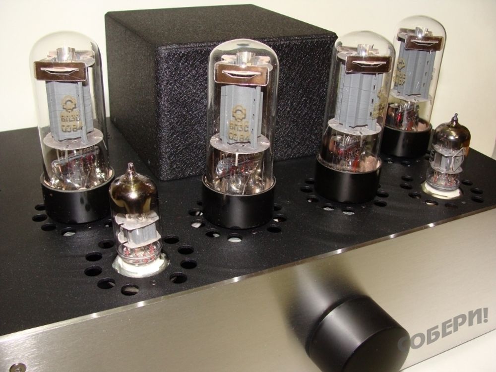 двухтактный ламповый усилитель на 6п3с  своими руками  - набор КИТ