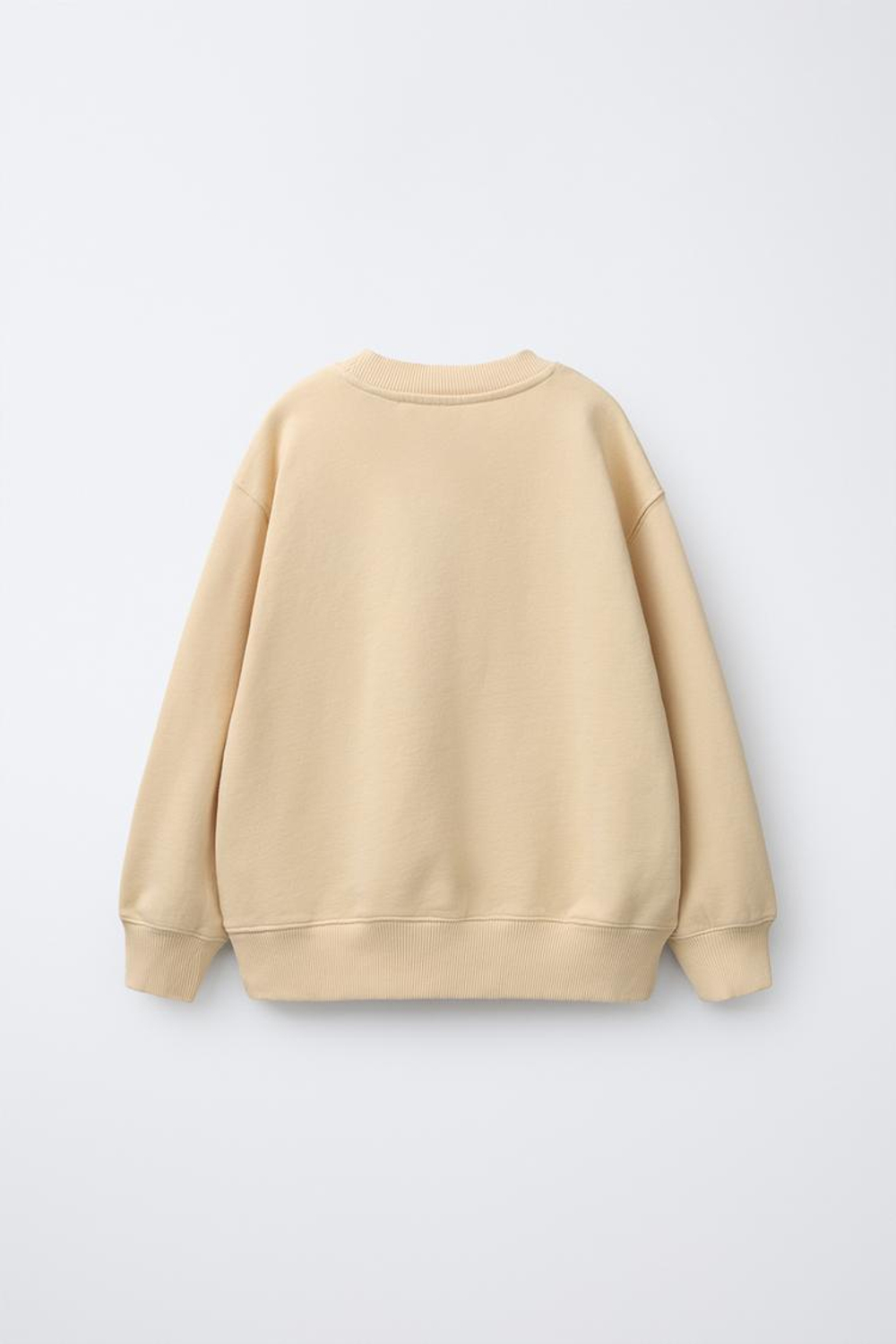 ZARA ТОЛСТОВКА С НАШИВКАМИ SNOOPY PEANUTS™, ЦВЕТ СЛИВОЧНОГО МАСЛА