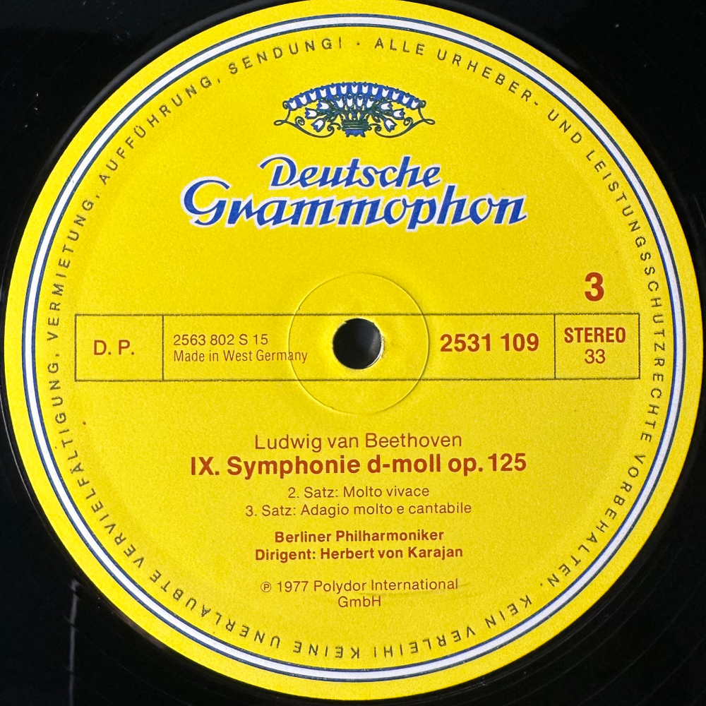 Бетховен - Симфония № 9 / Симфония № 8 2LP (Германия 1977г.)