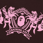 A Bathing Ape Bathing Ape Cotton Футболка коричневый