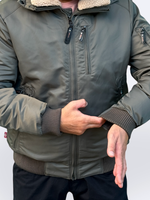 Куртка бомбер Corbona Зима олива