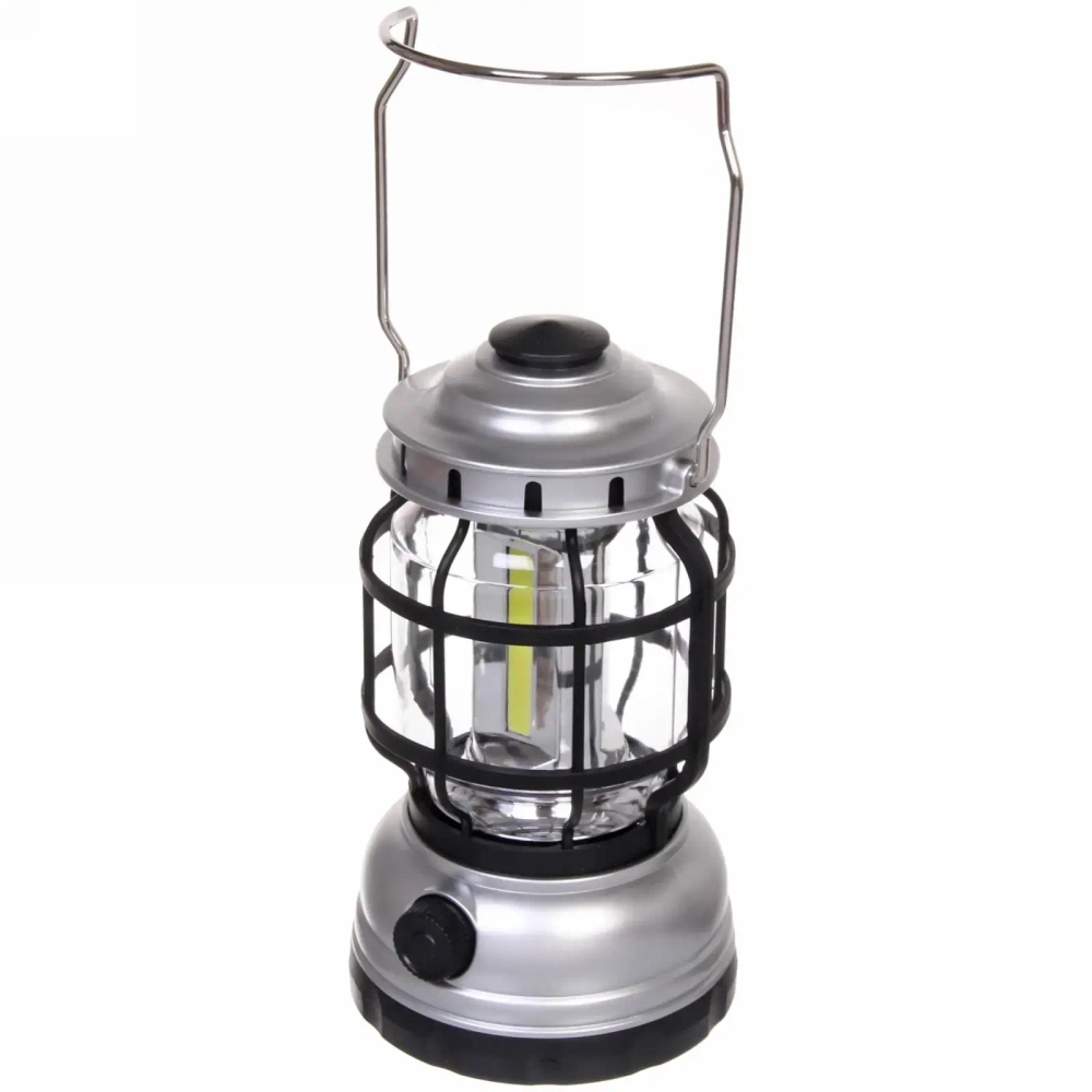 Фонарь туристический 1 режим, 3* COB, регулятор яркости 10*18см 3*АА 1990