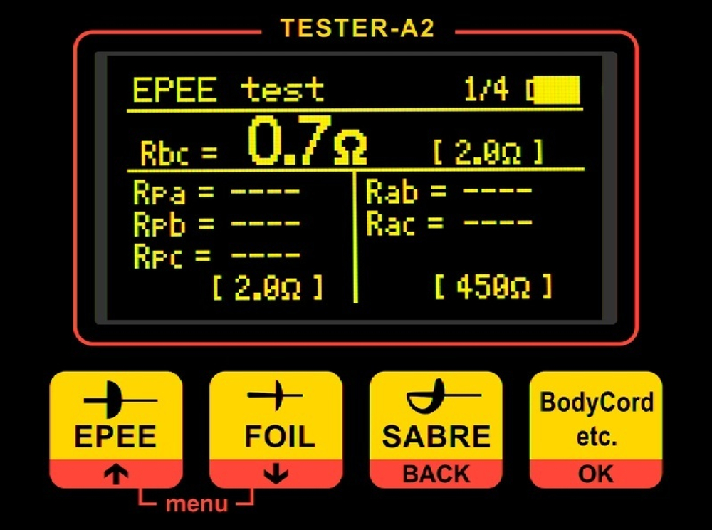 Тестер для фехтовального инвентаря Favero TESTER-A2