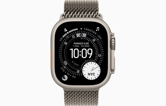 Умные часы Apple Watch Ultra 3, 49 мм, Natural Titanium Milanese Natural Loop M