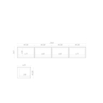 Тумба подвесная ML068