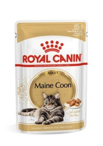 Влажный корм Royal Canin Maine Coon для кошек породы Мейн-Кун, в соусе, 85 г