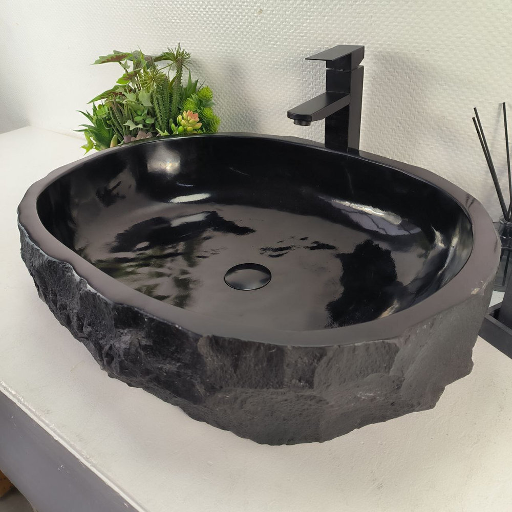 Раковина из андезита Erozy Black EA-65003 62*46*16 0034