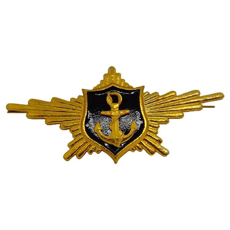 Нагрудный знак мет. Символ РА "лучи" ВМФ