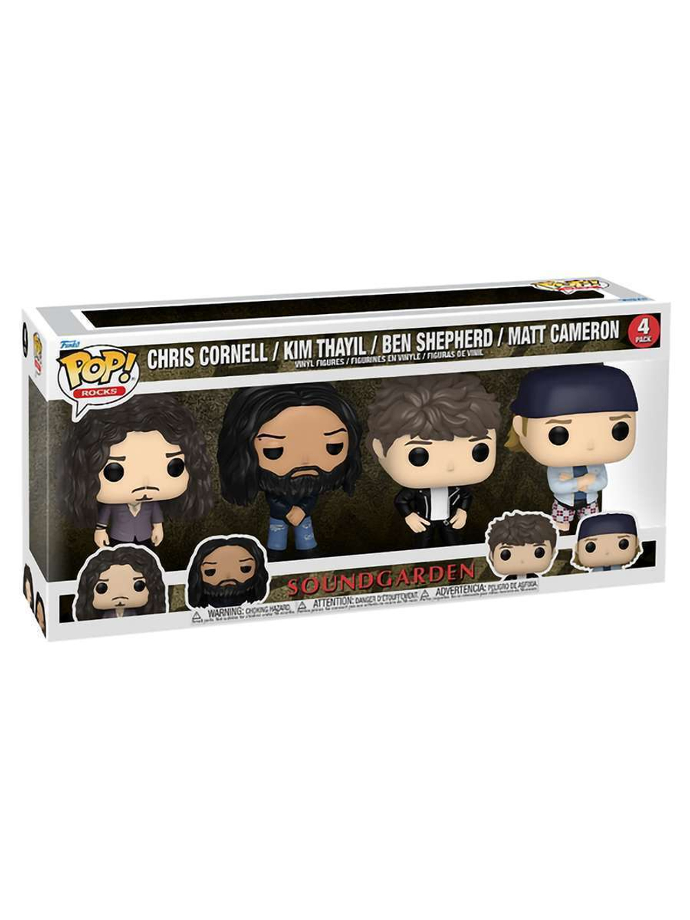 Фигурка Funko POP! Rocks Soundgarden Chris Cornell/Kim Thayil/Ben Shepherd/Matt Cameron 4PK 75395