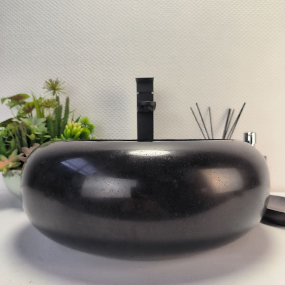 Раковина из андезита Donut Black  DA-62937 40*40*15 06