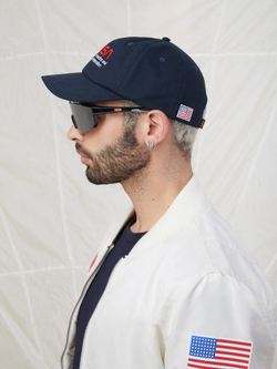 Кепка ALPHA INDUSTRIES NASA WORM LOGO CAP