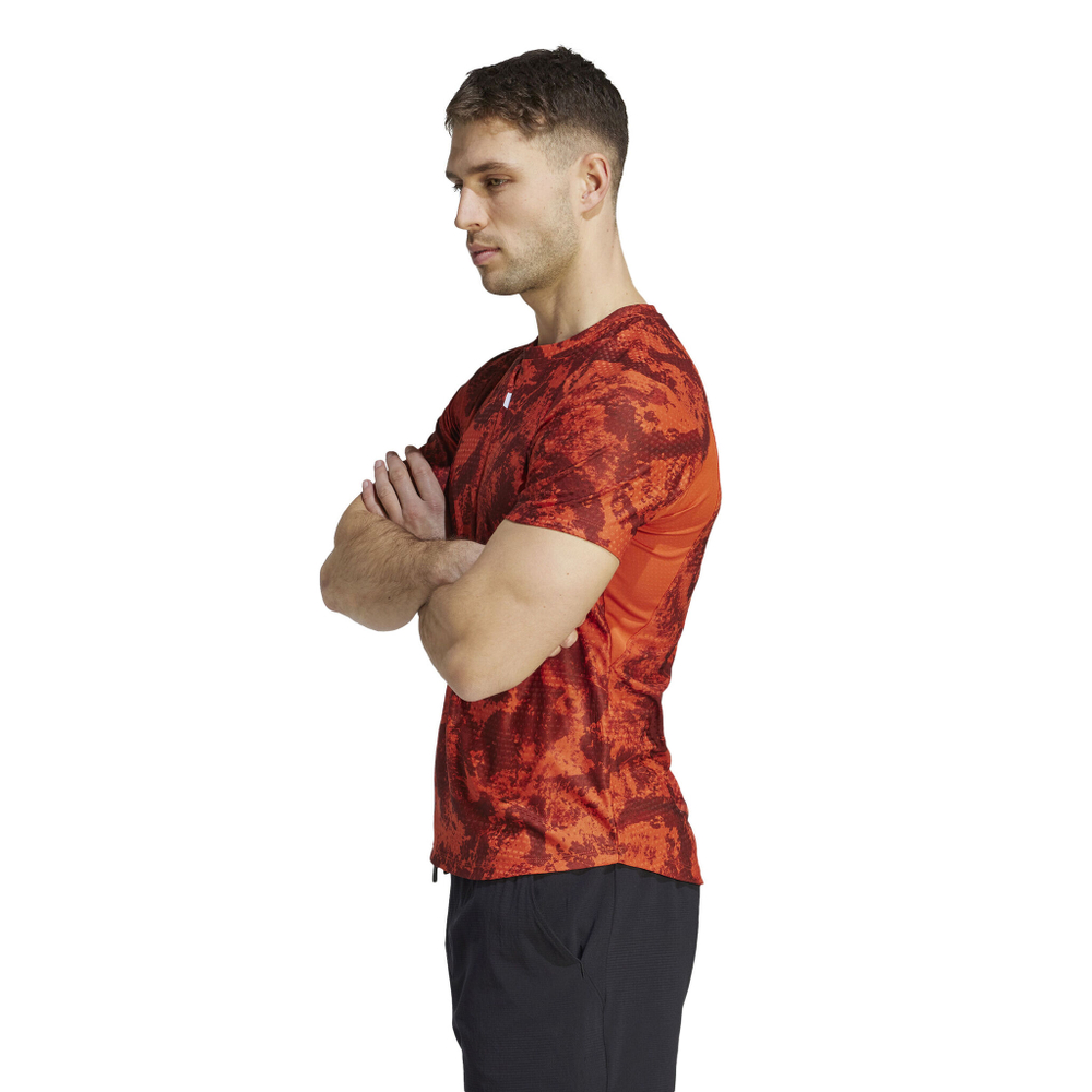 Мужское теннисное поло adidas Paris Freelift T-Shirt Men - Red, Grey