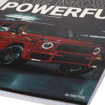 Тетрадь 48л., А5, клетка, Alingar "Люксовый кроссовер", скрепка, мелованный картон (стандарт), выб УФ лак, блок офсет, 4 дизайна в пленке т/у