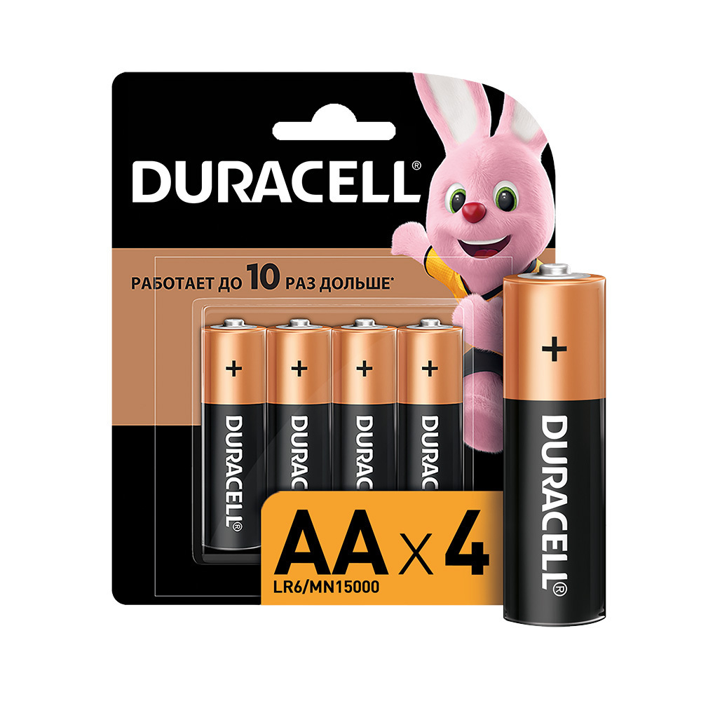 Элемент питания Duracell LR06 Box/40 CN (комплект 40 шт)