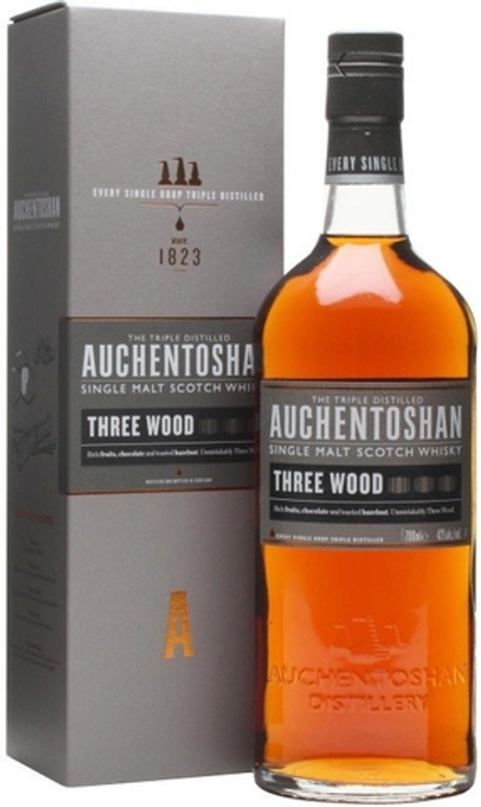 Виски Auchentoshan Three Wood gift box, 0.7 л