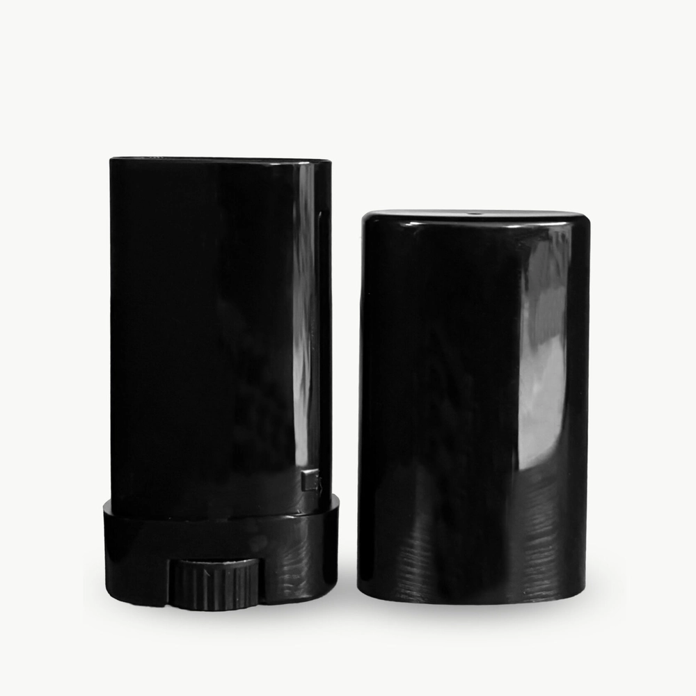 Тубус для дезодоранта пластик 15 мл Черный