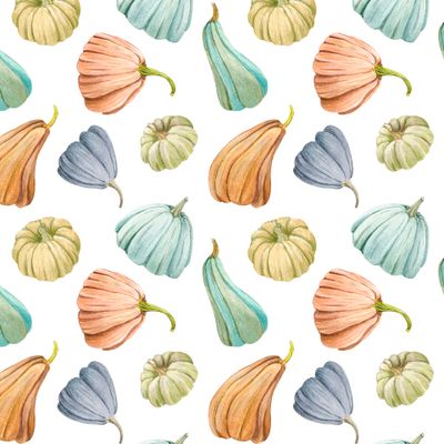 Разноцветные тыквы