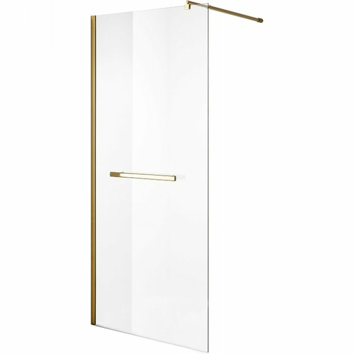 Душевая перегородка Niagara Nova 120 NG-641-12GOLD профиль Холодное золото стекло прозрачное