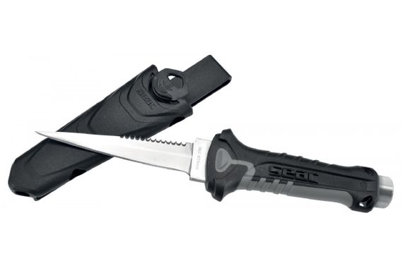 Нож Seac Rapid черно-серый