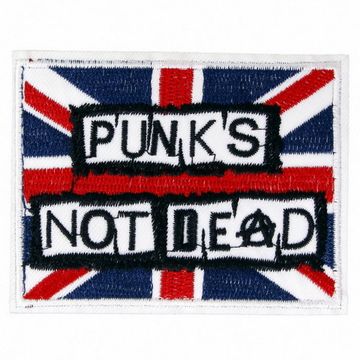 Нашивка Punks Not Dead британский флаг (136)