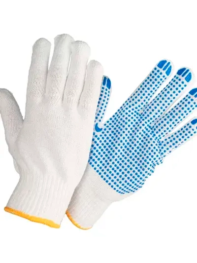 Перчатки из поликоттона КЭС пвх-покрытие точка, размер 9/L