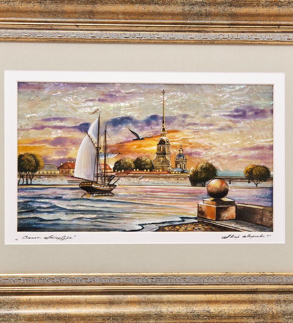 Народные промыслы ШК-55/236-01 Панно «Санкт-Петербург»