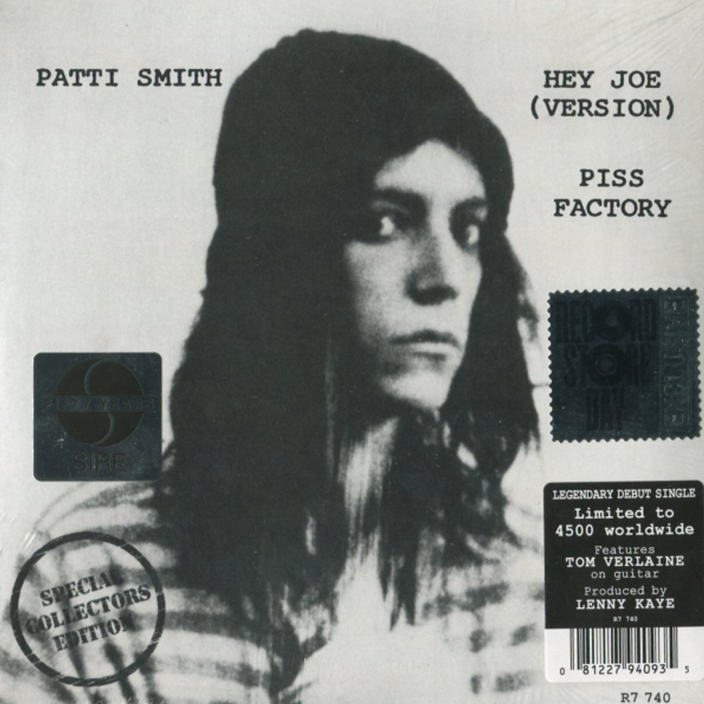 Patti Smith / Hey Joe (Version), Piss Factory (7" Vinyl Single)