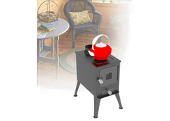 Печь воздухогрейная Stoker Cадовая 50 стекло 34199