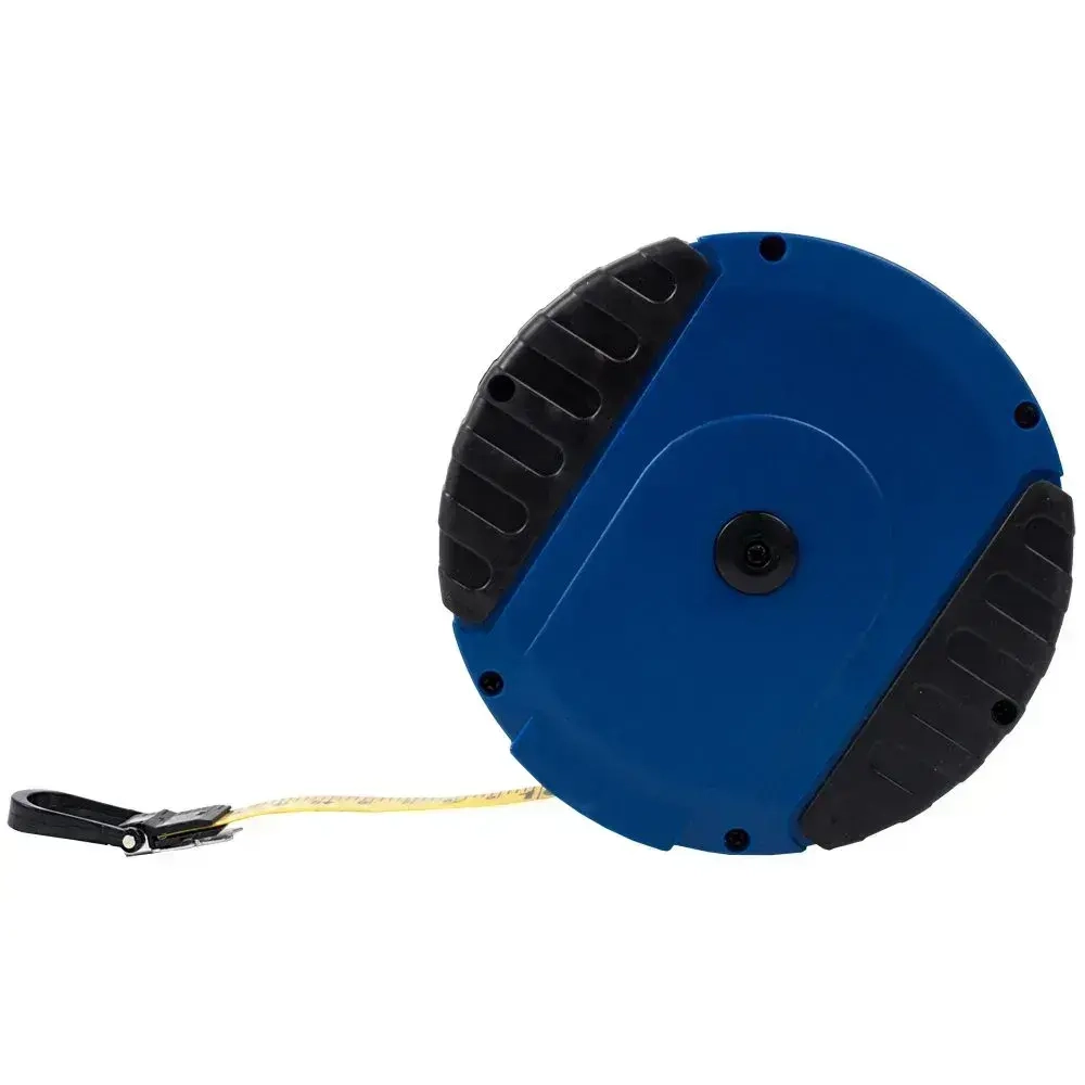 Рулетка геодезическая КОБАЛЬТ 20м x 13мм закрытый корпус (фибергласовая лента)