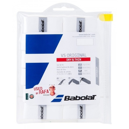 Аксессуары для тенниса Намотка овергрип BABOLAT VS ORIGINAL (1 уп. 12 шт.) .