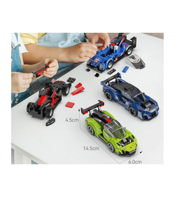 Конструктор CaDA спортивная машинка Night Flash 1/24 (162 детали)