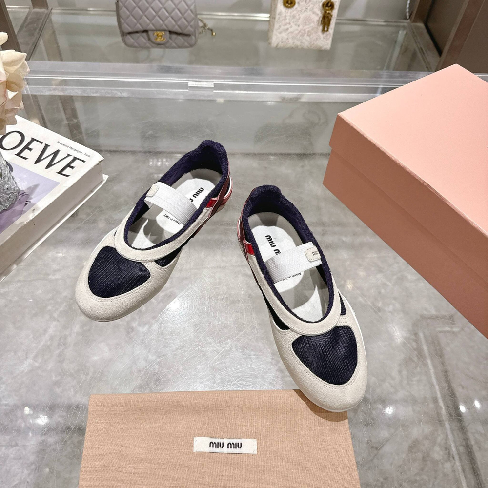 Miu Miu Gymnasium Ballerinas (3 colors)