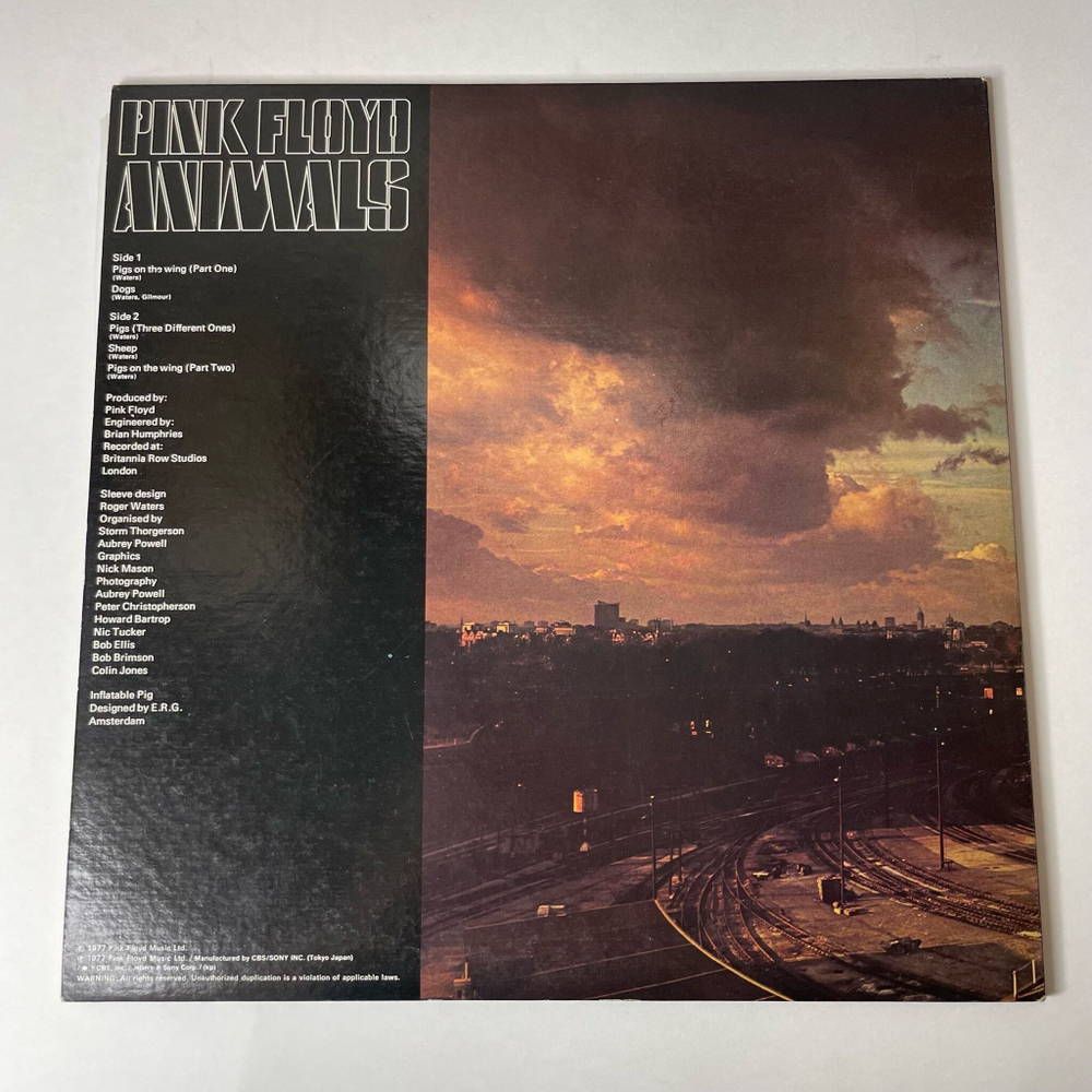 Винтажная виниловая пластинка LP Pink Floyd Animals (Japan 1977) (No Obi) Sheep