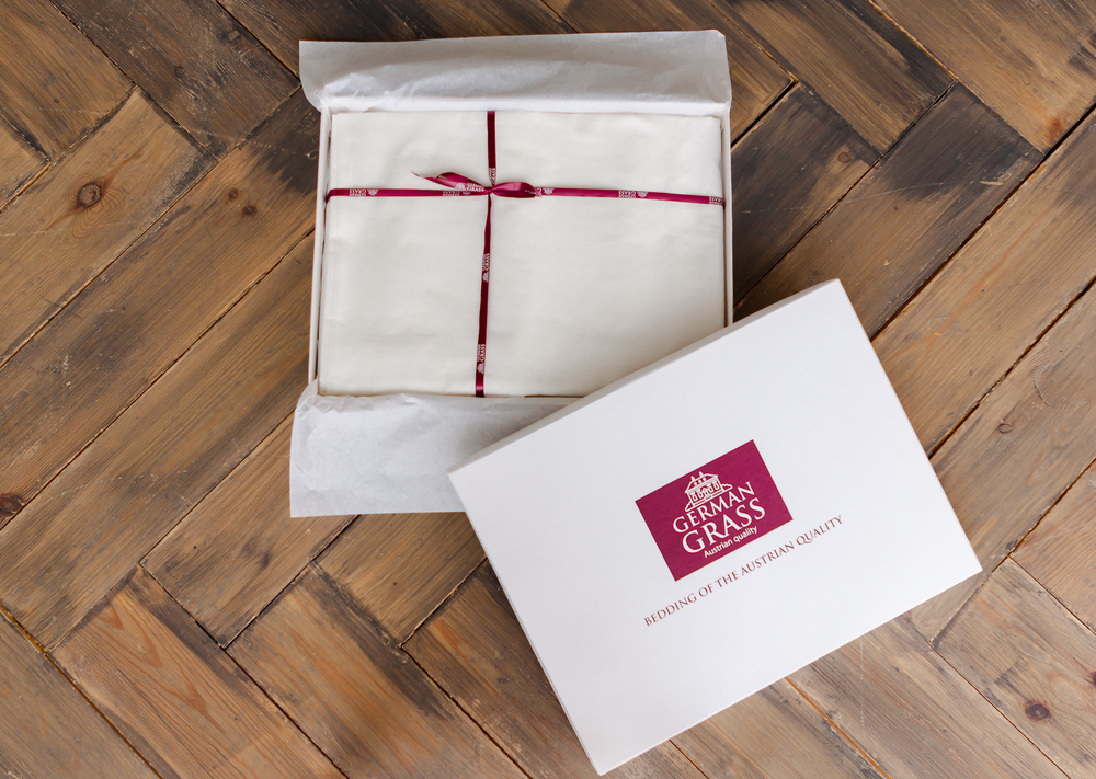 Постельное белье 2 спальное евро German Grass Ivory Palette Grass