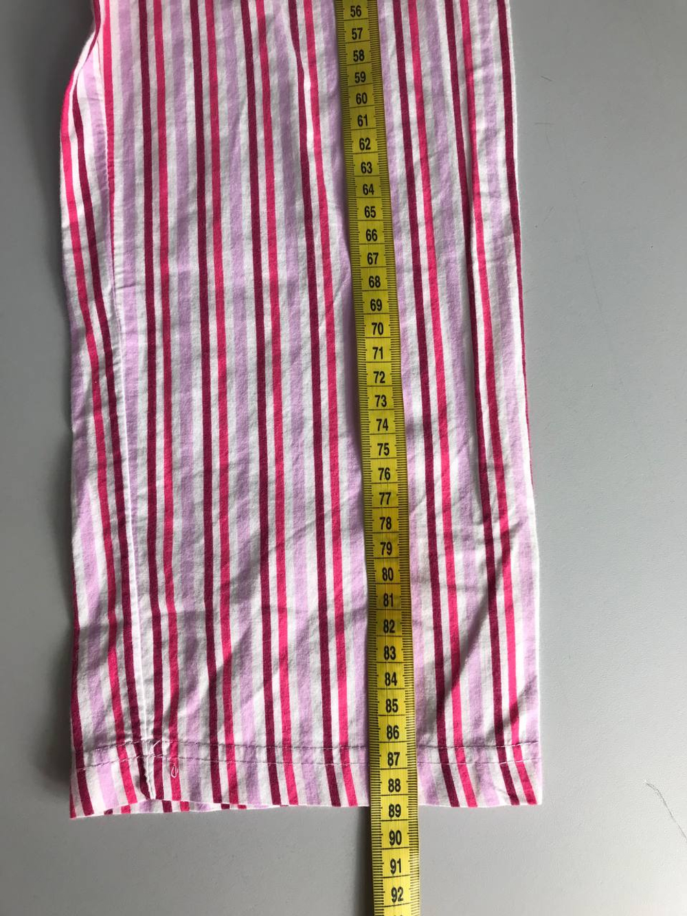 Брюки в яркую полоску, визуально на 11/12 лет