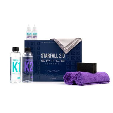 Space Cosmetics Starfall 2.0 - двухкомпонентное нанопокрытие для стекол 200+200мл