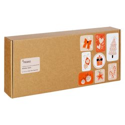 Набор елочных украшений Winter stars из коллекции New Year Essential, 3 шт.