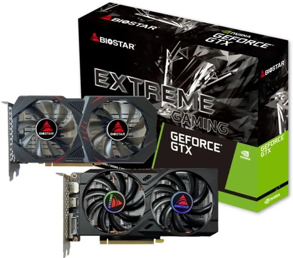 Видеокарта Biostar NVIDIA  GeForce GTX 1660TI VN1666TF69 6ГБ GDDR6, Ret