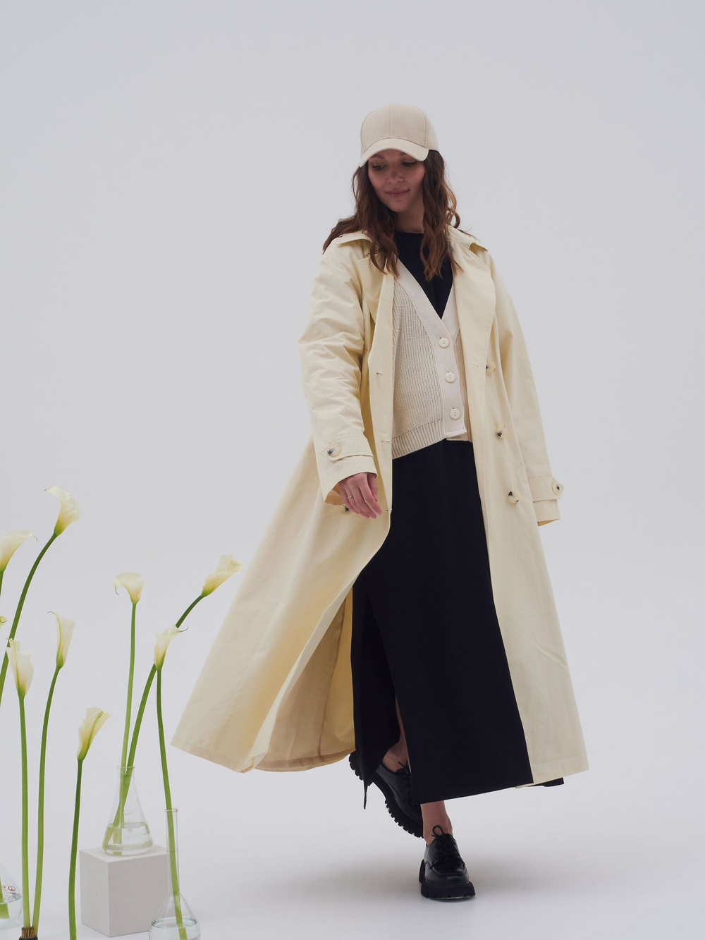 Платье футболка Миди