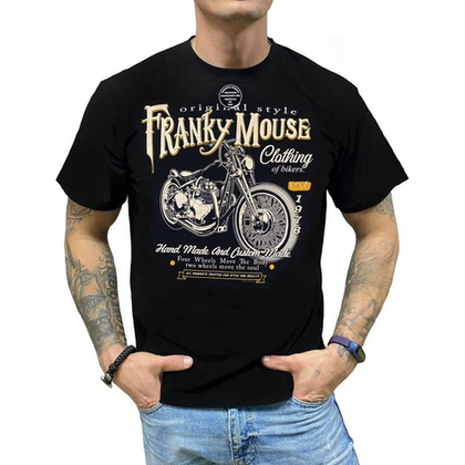 Футболка Franky Mouse Clothing of bikers Hand Made and Custom Made (S / черный)